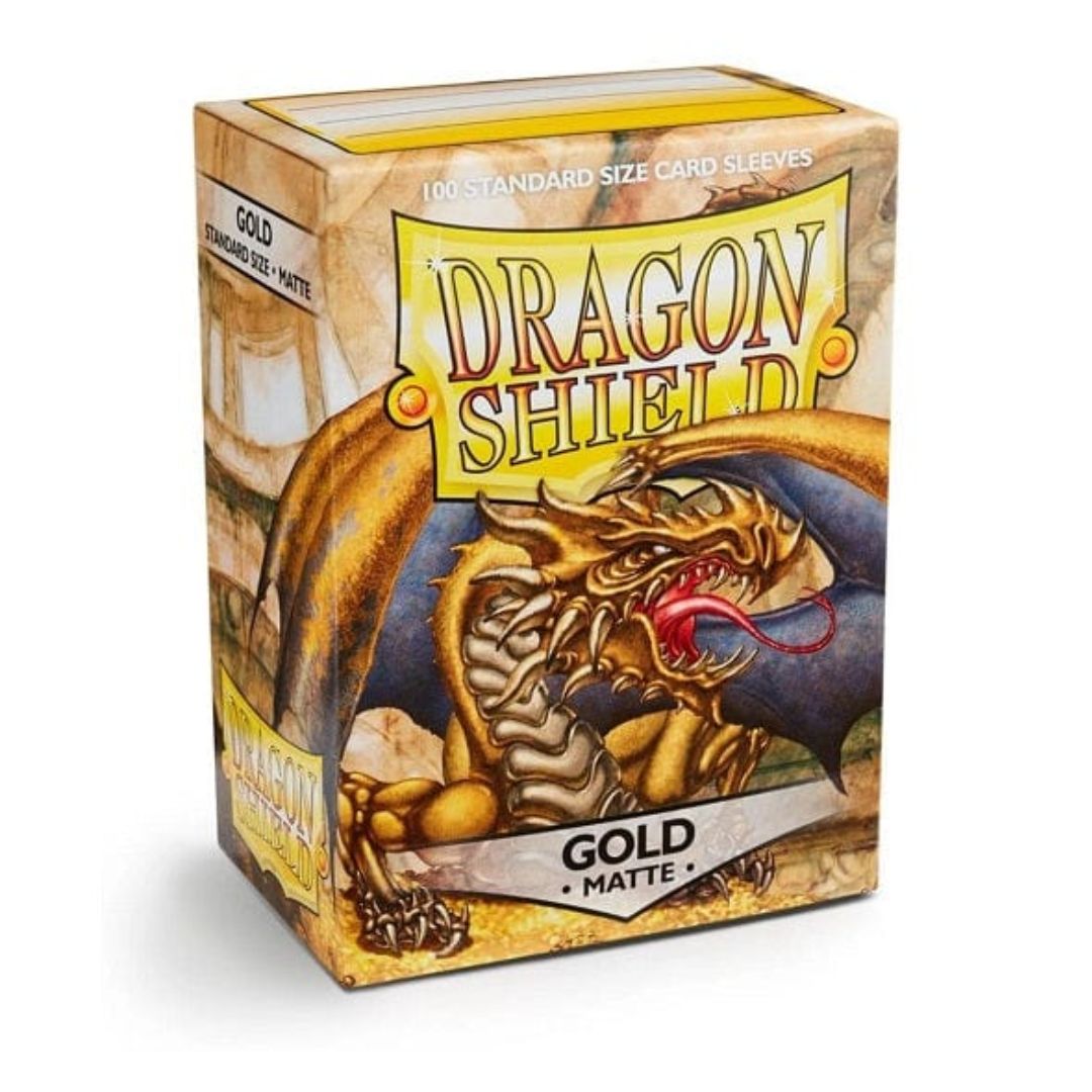 Dragon Shield Standard Matte Guld (100-pack)