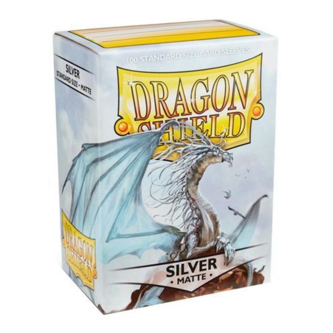 Dragon Shield Standard Matte Silver (100-pack)