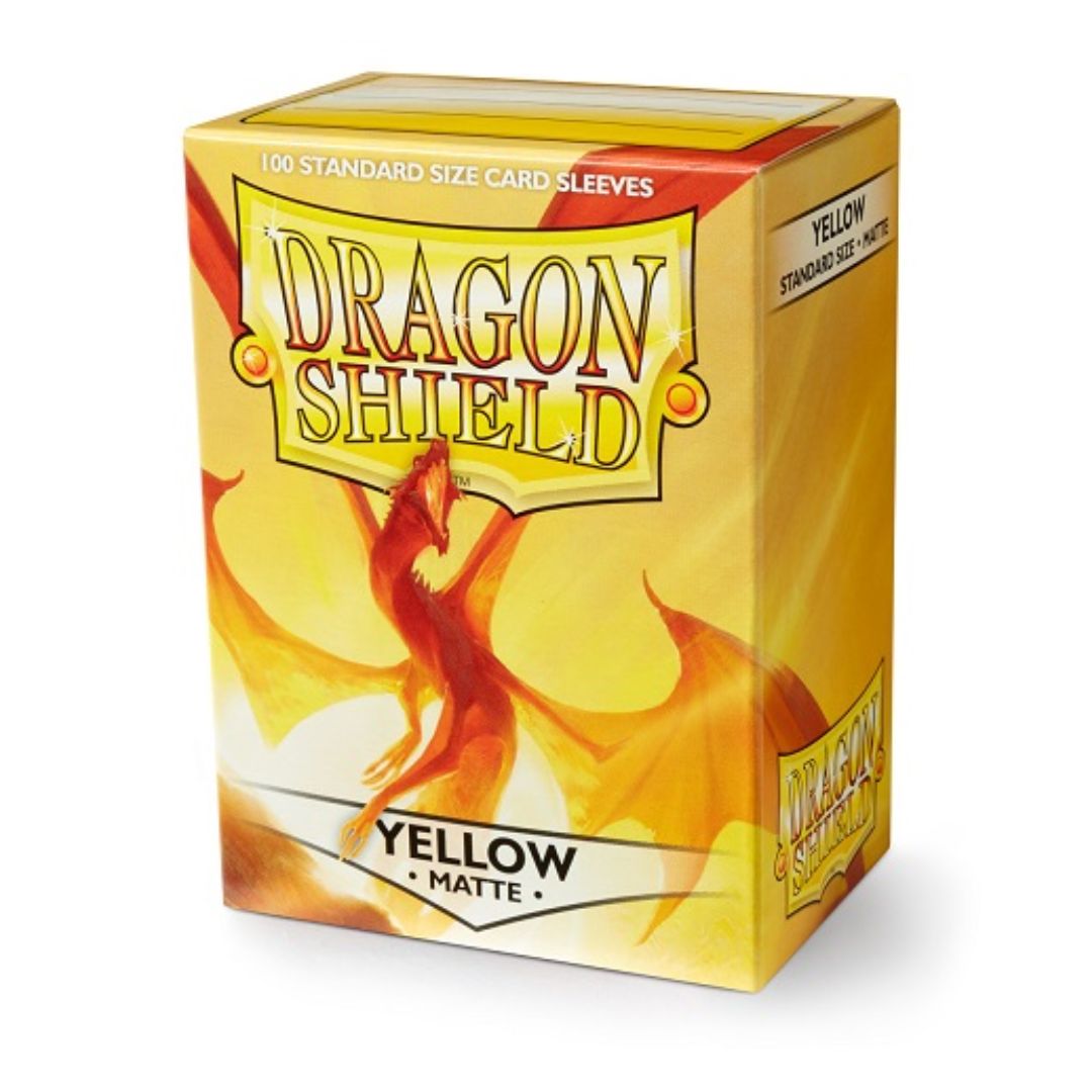 Dragon Shield Standard Matte Gul (100-pack)