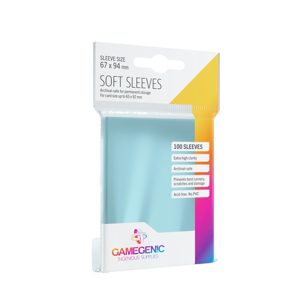 Gamegenic Soft Sleeves Clear (100-pack)