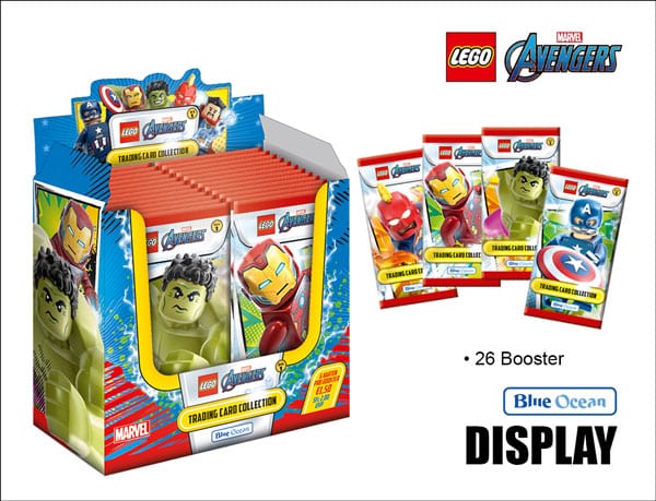 LEGO Avengers Trading Cards – Display (36 paket)