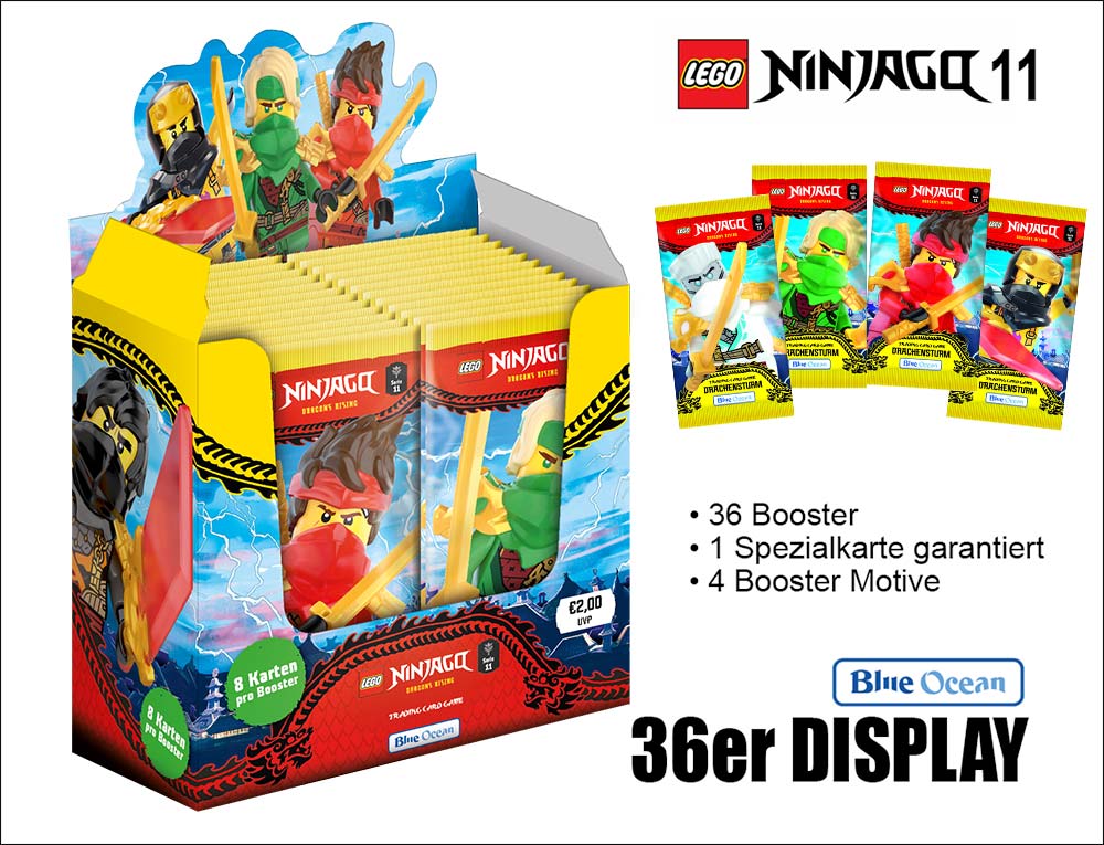 LEGO Ninjago Trading Cards Serie 11 – Display (36 paket)