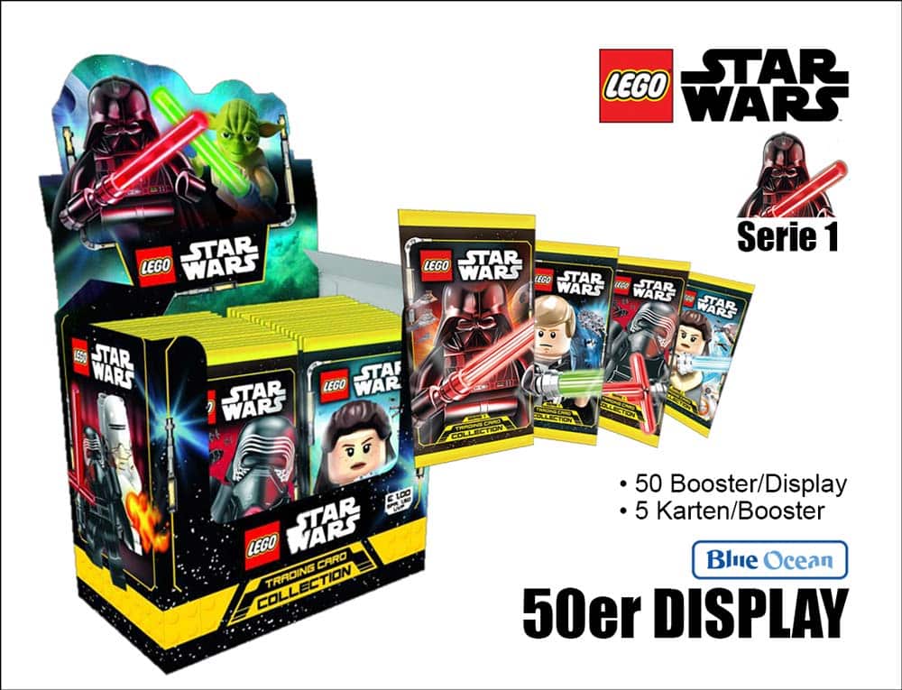 LEGO Star Wars Trading Cards Serie 1 – Display (50 paket)