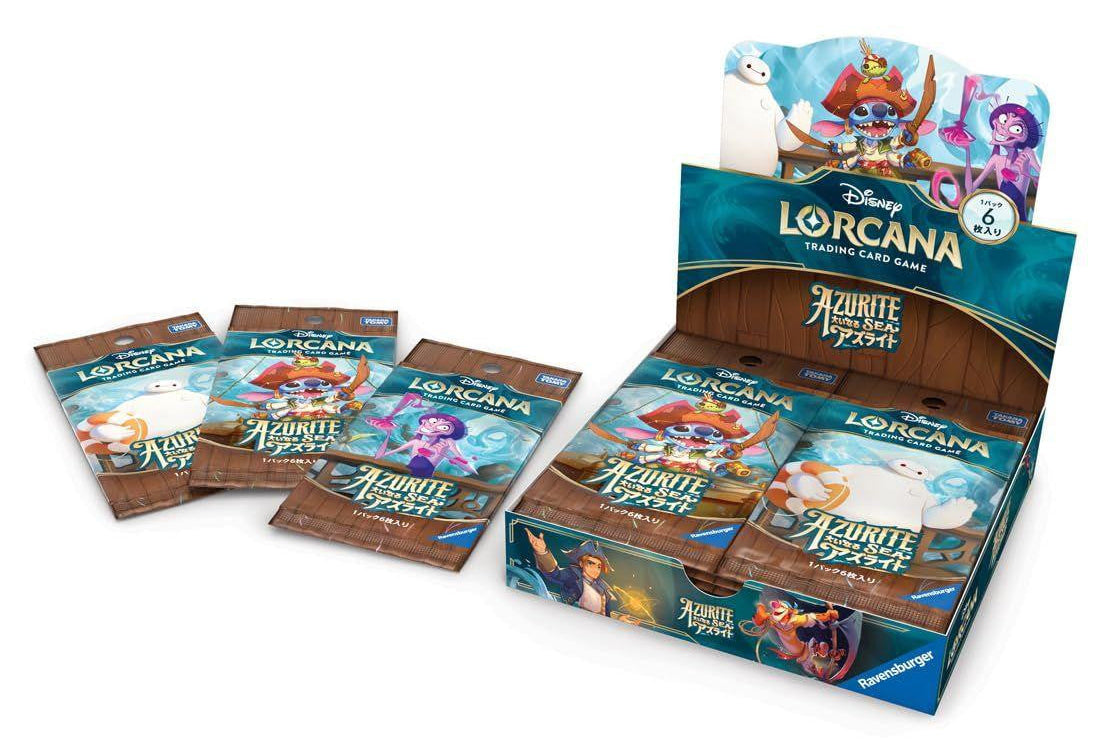 Disney Lorcana – Azurite Sea Booster Display (japansk)