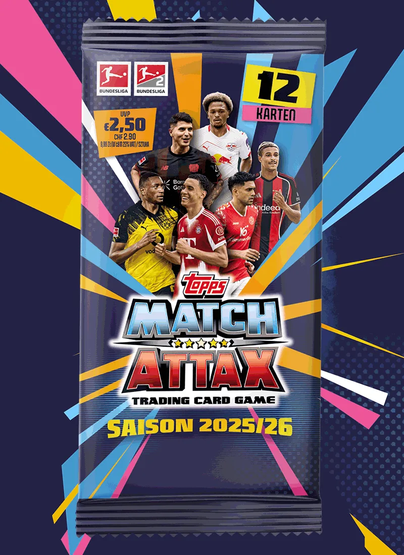 Match Attax Bundesliga 2025/26 Display