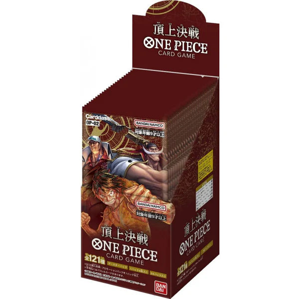 One Piece Card Game – OP-02 Paramount War Booster Box (japansk)