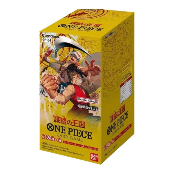 One Piece Card Game – OP-04 Kingdoms of Intrigue Booster Box (japansk)