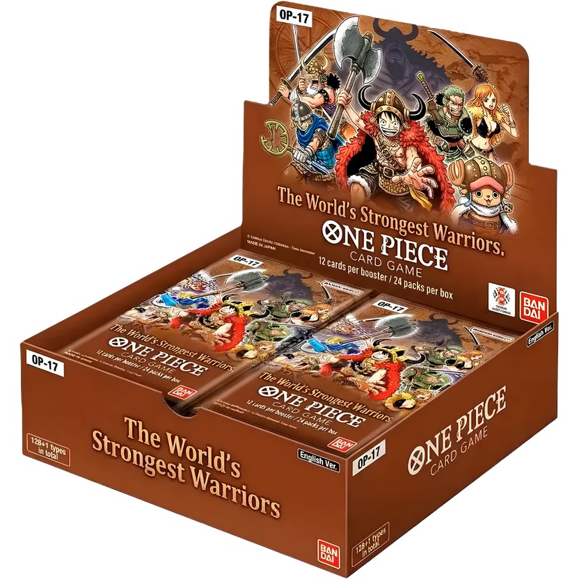 One Piece Card Game — OP-17 The World's Strongest Warriors Display