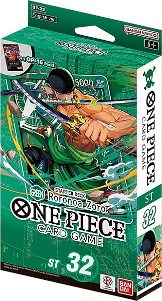 One Piece Card Game – ST-32 Starter Deck Green Roronoa Zoro
