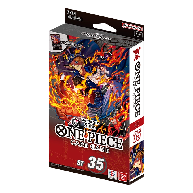 One Piece Card Game – ST-35 Starter Deck Red Black Sabo