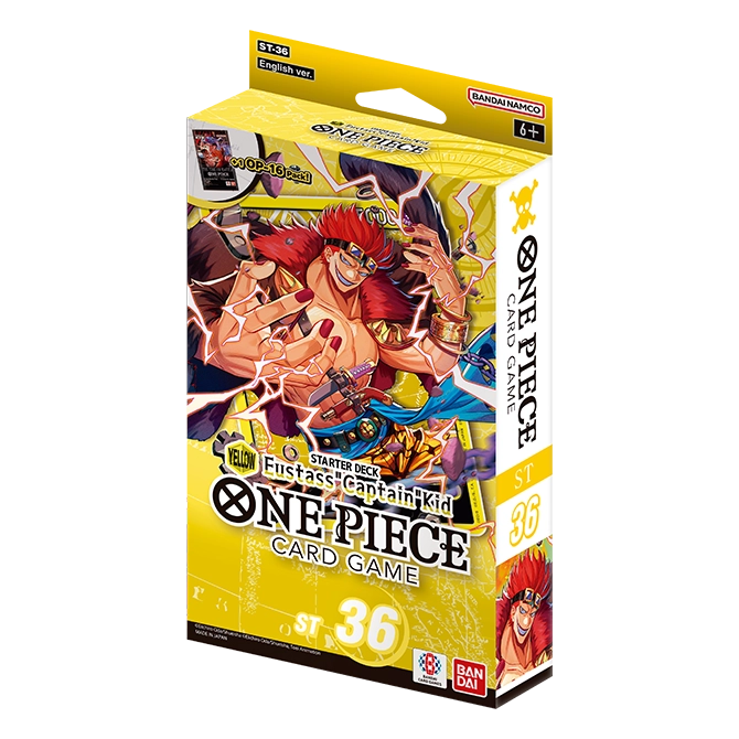 One Piece Card Game – ST-36 Starter Deck Yellow Eustass Captain Kid