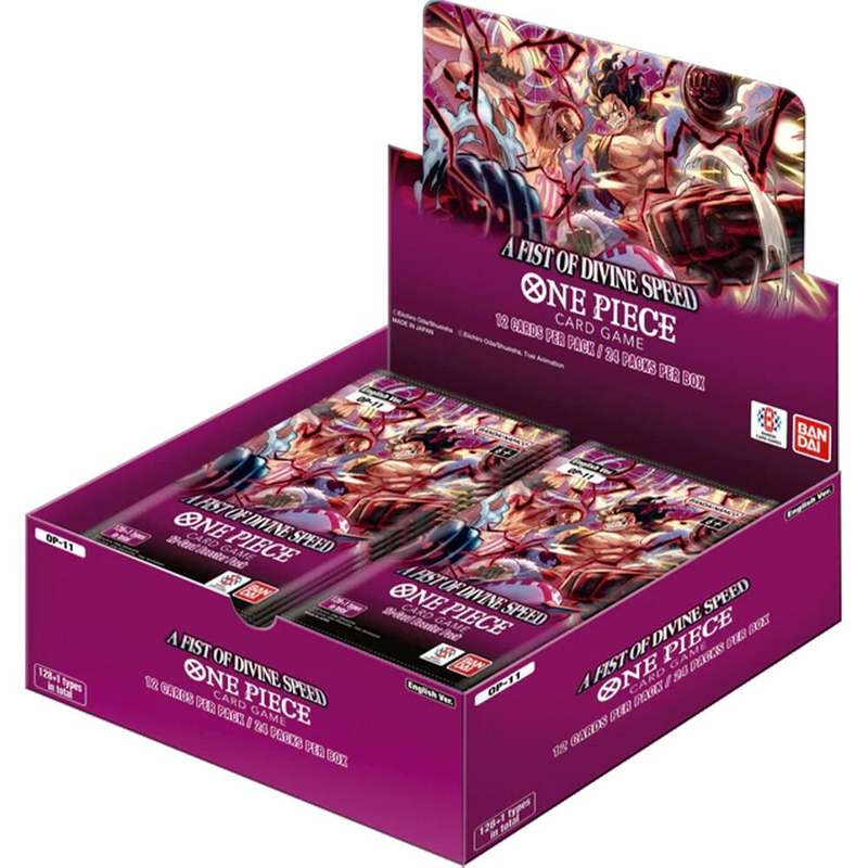 One Piece Card Game OP-11 A Fist of Divine Speed Booster Box