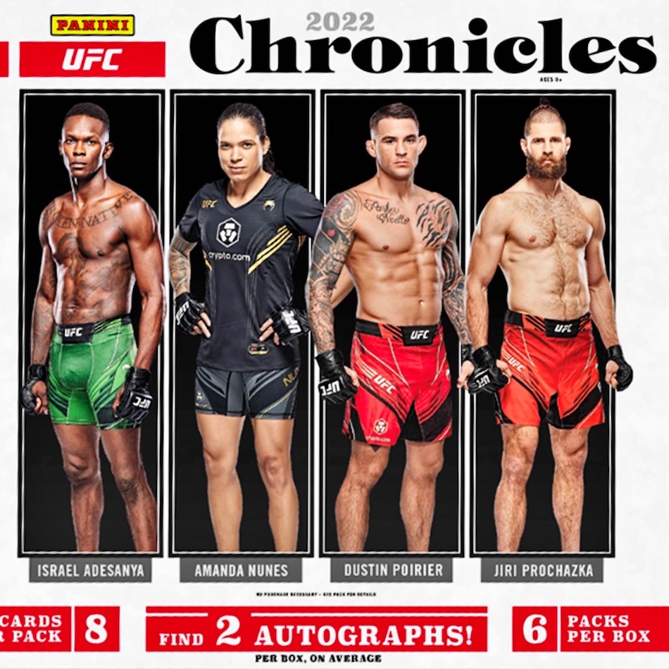 Panini Chronicles UFC 2022 Hobby Box