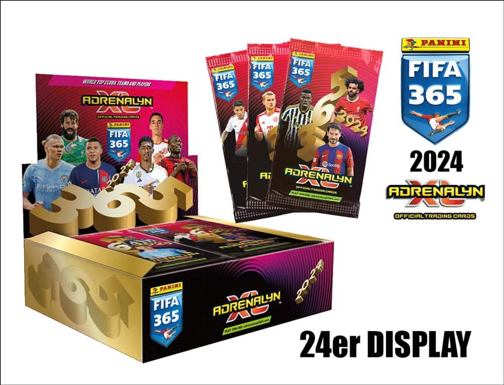 Panini FIFA 365 2023/24 Adrenalyn XL – Display om 24 paket
