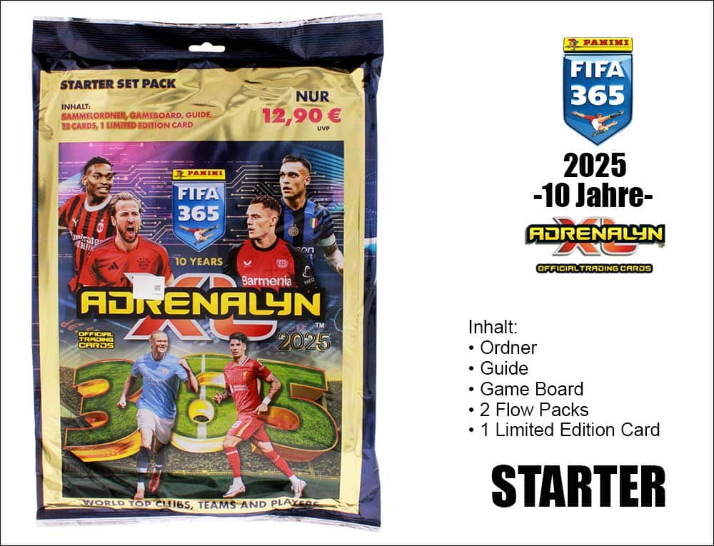 Panini FIFA 365 2024/25 Adrenalyn XL Nordic Edition Starter Pack