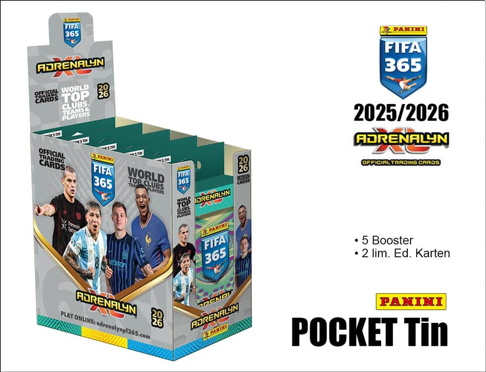 Panini FIFA 365 2025/26 Adrenalyn XL – Pocket Tin