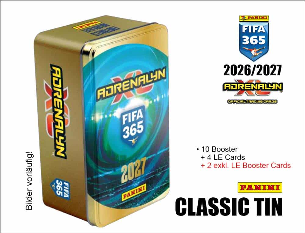 Panini FIFA 365 2026/2027 Adrenalyn XL – Classic Tin