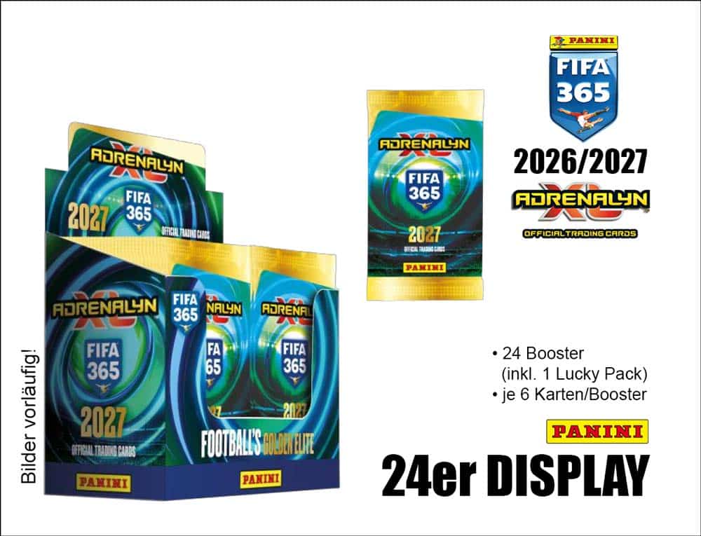 Panini FIFA 365 2026/27 Adrenalyn XL Display (24 paket)