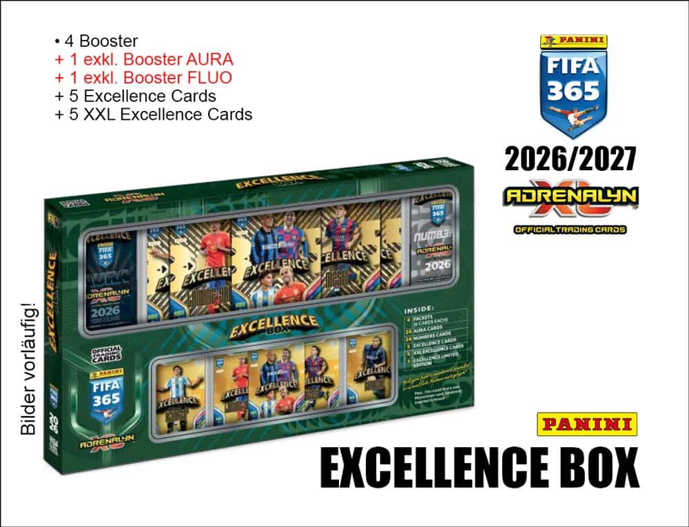 Panini FIFA 365 2026/2027 Adrenalyn XL – Excellence Box