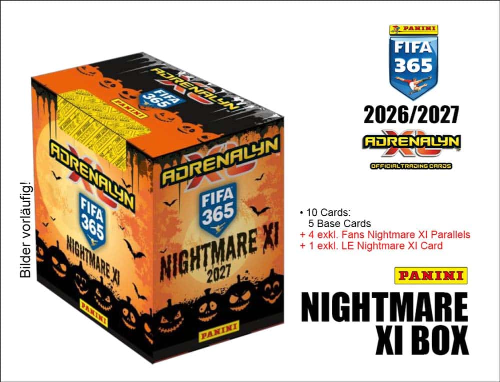 Panini FIFA 365 2026/27 Adrenalyn XL – Nightmare XI Box