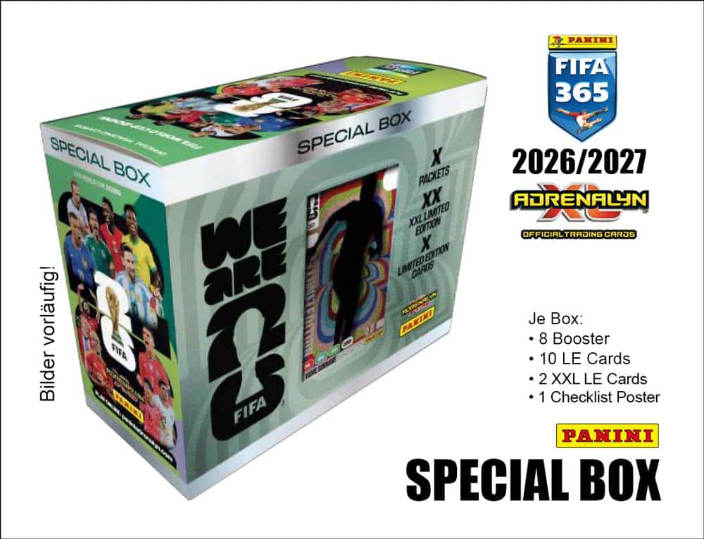 Panini FIFA 365 2026/27 Adrenalyn XL Special Box