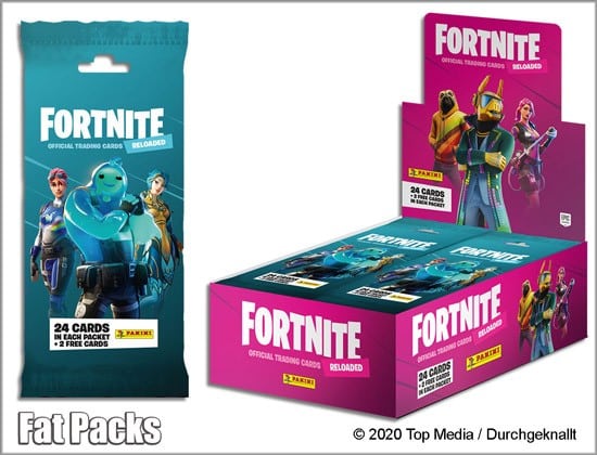 Panini Fortnite Reloaded – Display med 10 storpaket