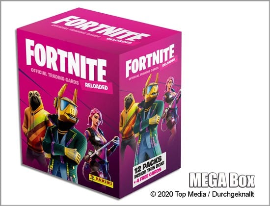 Panini Fortnite Trading Cards Reloaded (Serie 2) – Mega Box