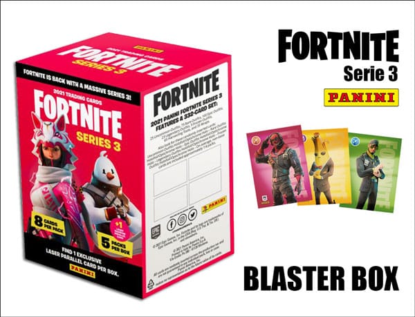 Panini Fortnite Serie 3 samlarkort – Blaster Box (amerikansk utgåva)