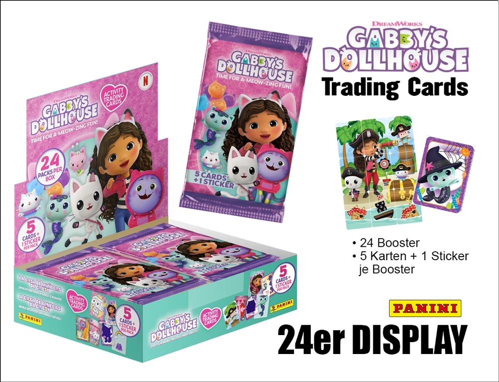 Panini Gabby's Dollhouse Trading Cards – Starter Pack