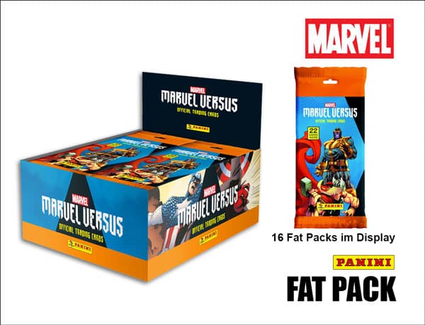 Panini Marvel Versus – Fat Pack-display om 16 paket