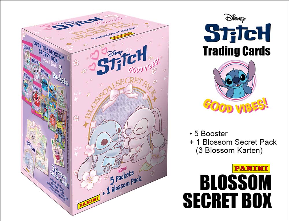 Panini Stitch Trading Cards – Good Vibes! – Blossom Secret Box (tyska)