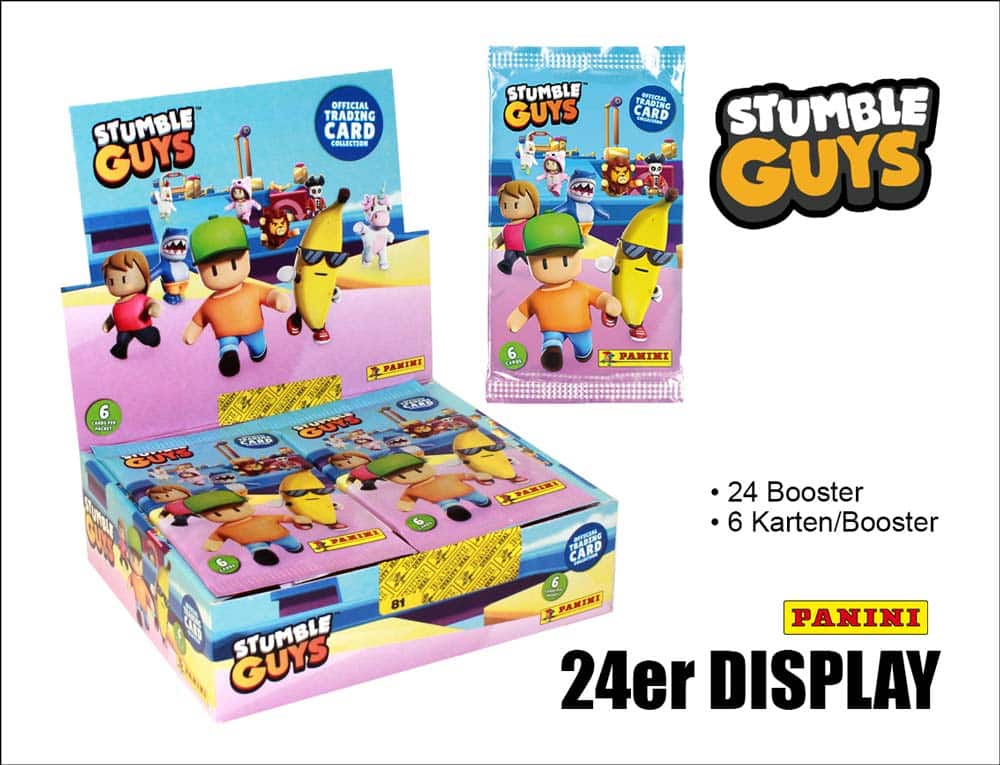 Panini Stumble Guys Trading Cards Serie 1 – Display med 24 paket
