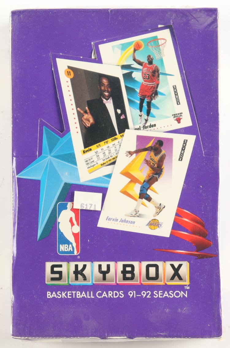SkyBox Basketball 1991-92 Series 1 Box (sealed)
