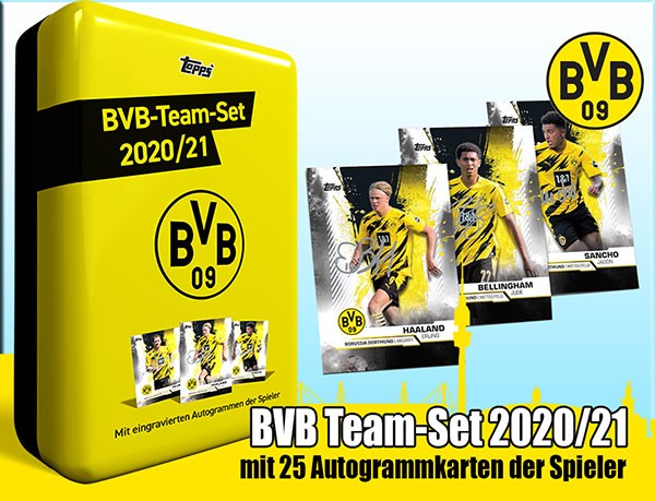 Topps BVB Borussia Dortmund Team Set 2020/21