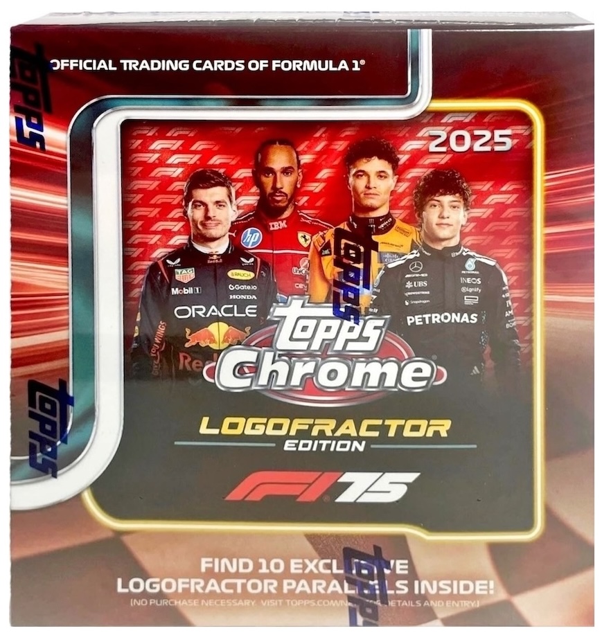 Topps Chrome F1 2025 Logofractor Edition Box