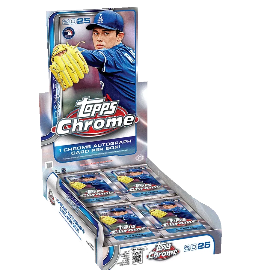 Topps Chrome Baseball 2025 Hobby Box