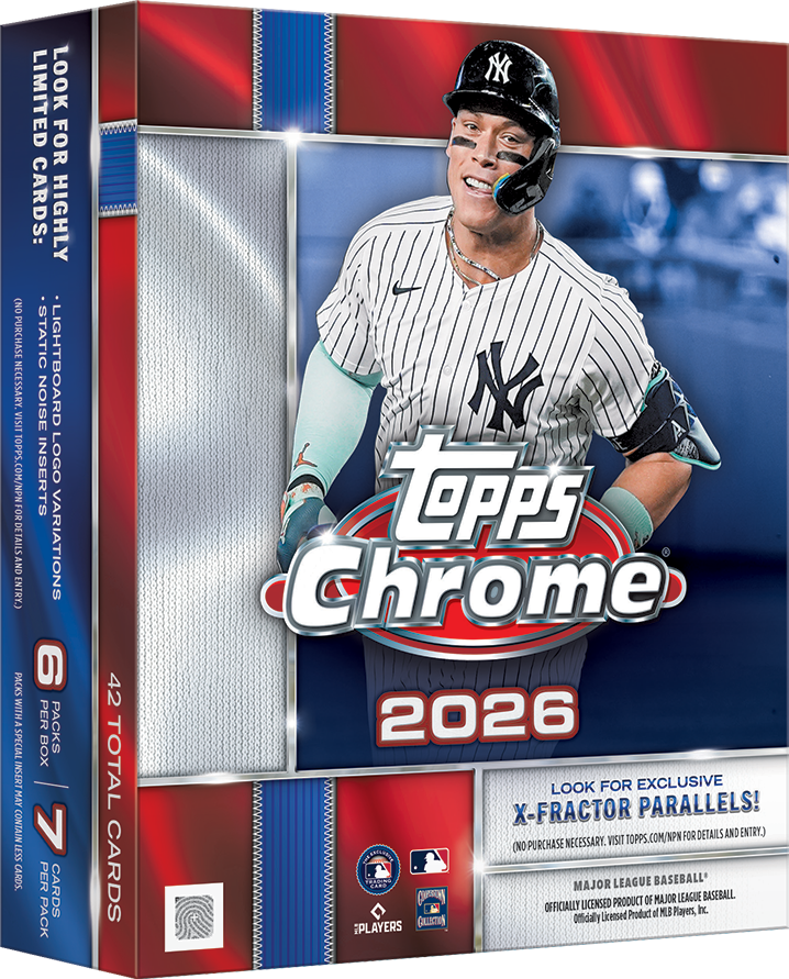 Topps Chrome MLB 2026 Mega Box