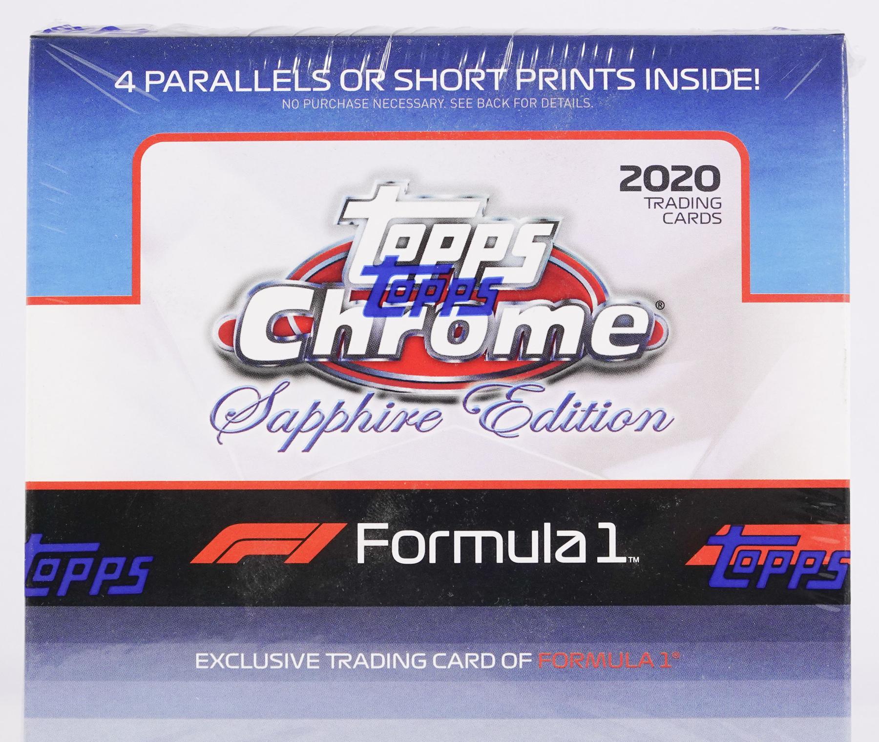 Topps Chrome Sapphire F1 2020 Box