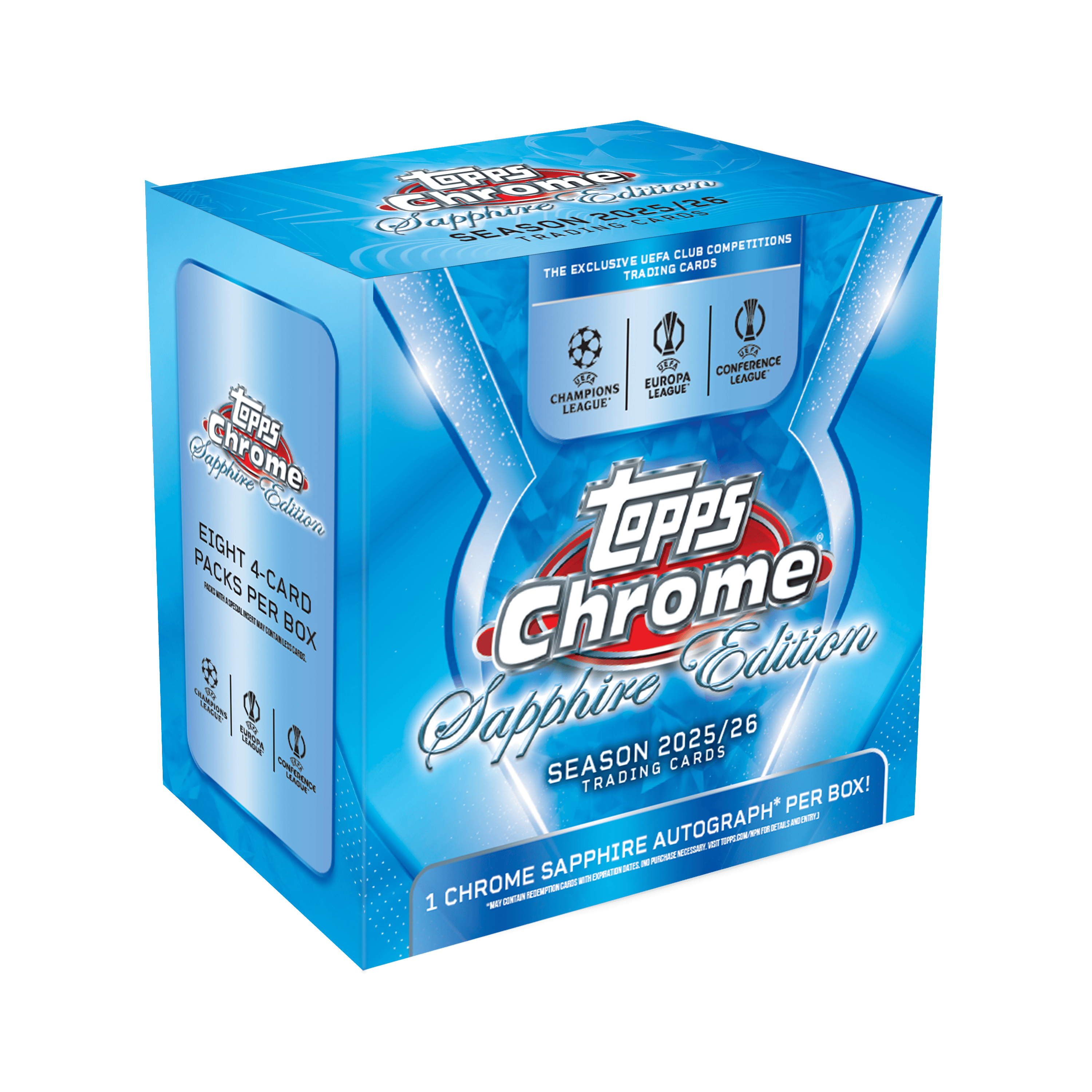 Topps Chrome Sapphire UEFA Club Competitions 2025/26 Box