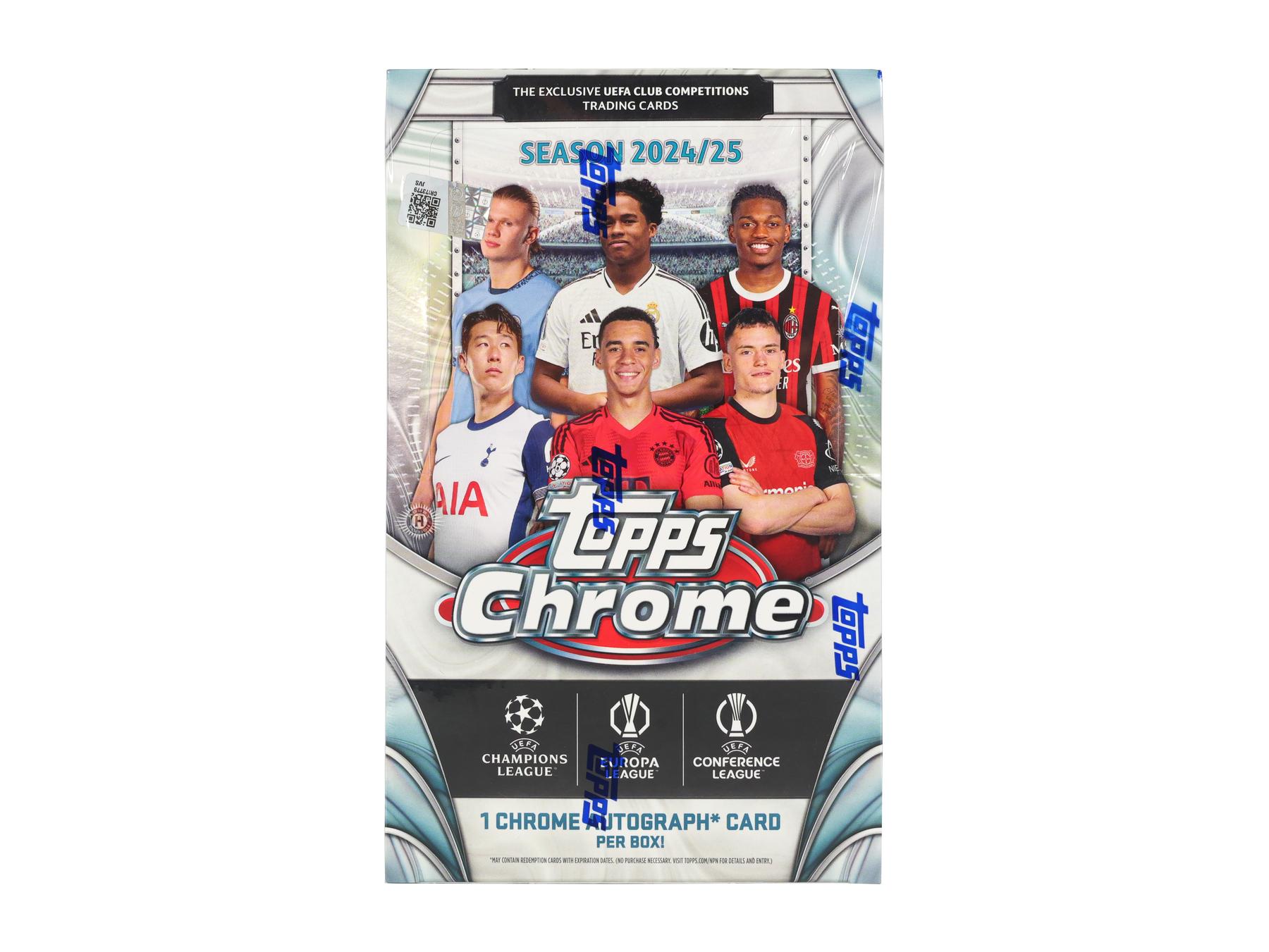 Topps Chrome UEFA Club Competitions 2024/25 Hobby Box