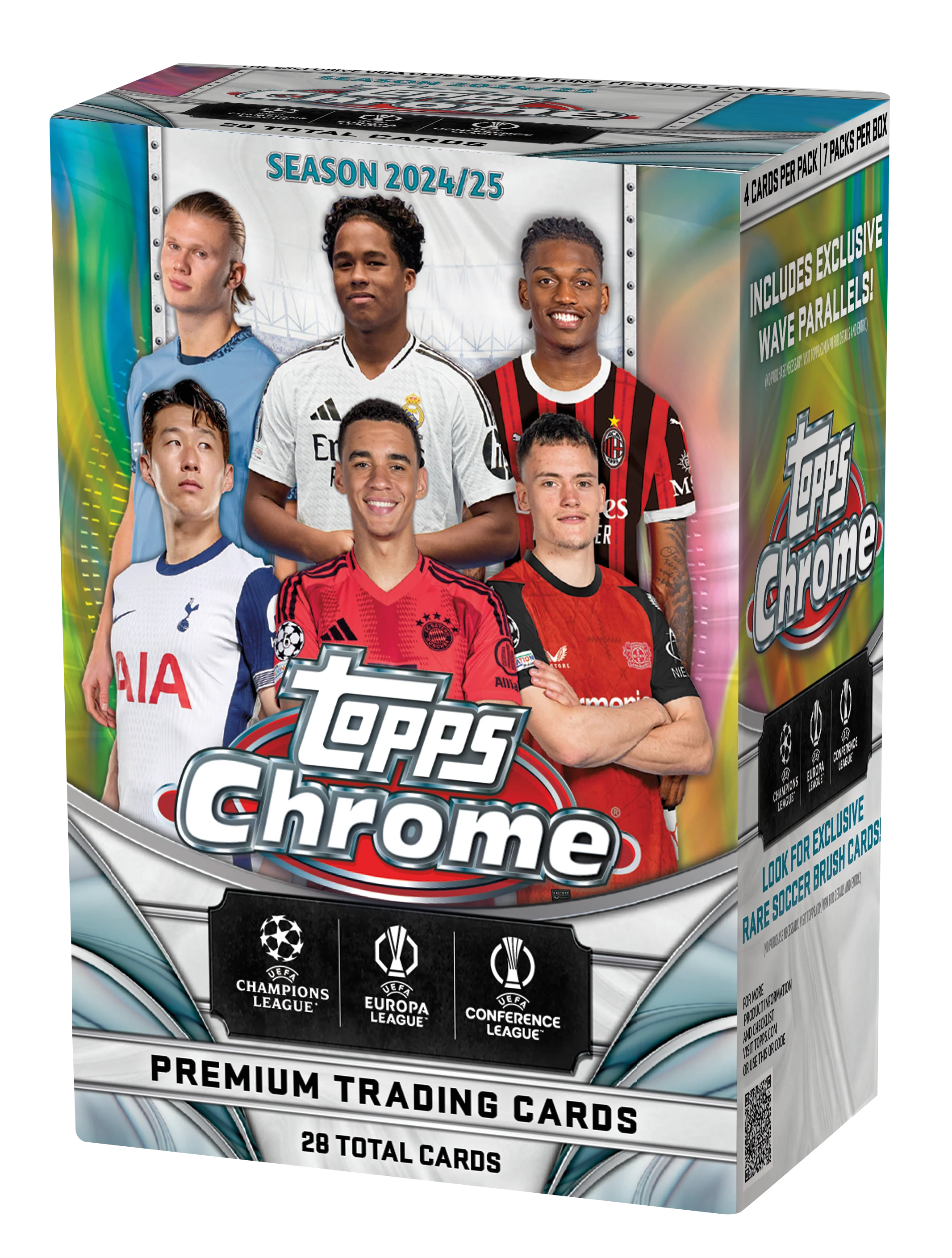 Topps Chrome UEFA Club Competitions 2024/25 Value Box