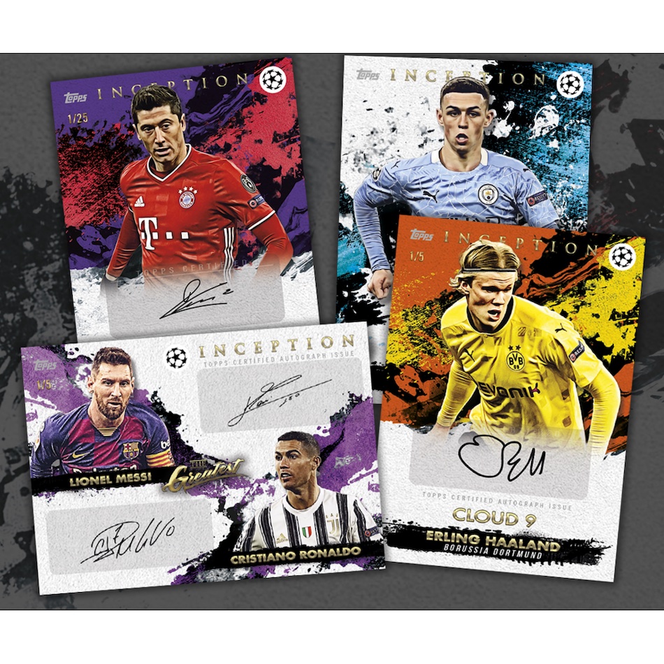 2020/21 Topps Inception UEFA Champions League Hobby Box