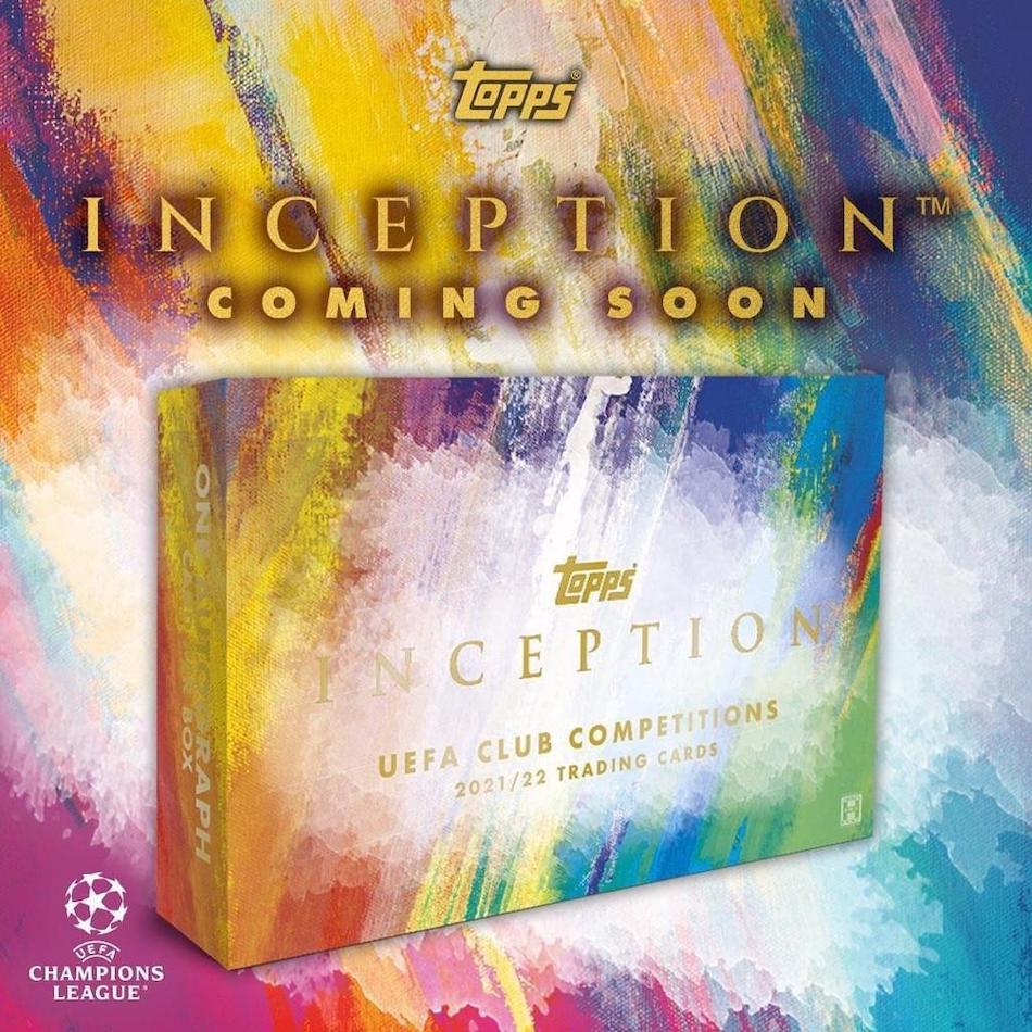 2021/22 Topps Inception UEFA Club Competitions Hobby Box