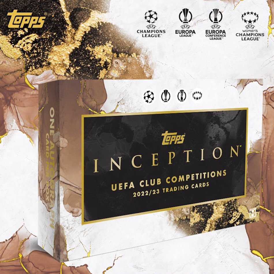 2022/23 Topps Inception UEFA Club Competitions Hobby Box