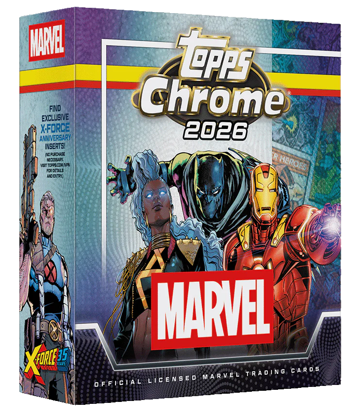 2026 Topps Chrome Marvel Comics Mega Box