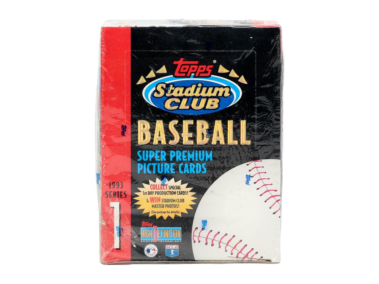 Topps Stadium Club Baseball 1993 Series 1 Box (sealed)