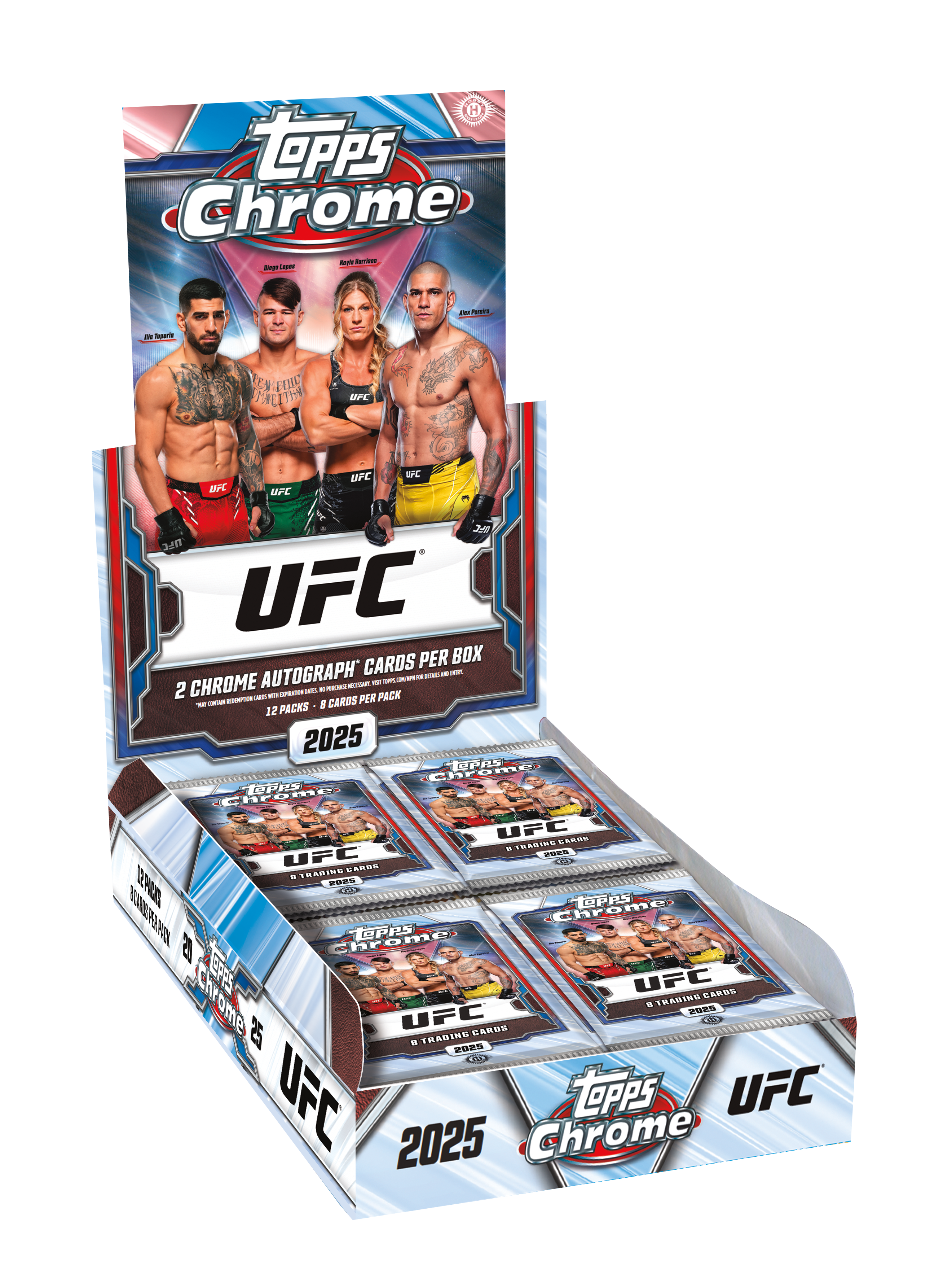 Topps Chrome UFC 2025 Hobby Box