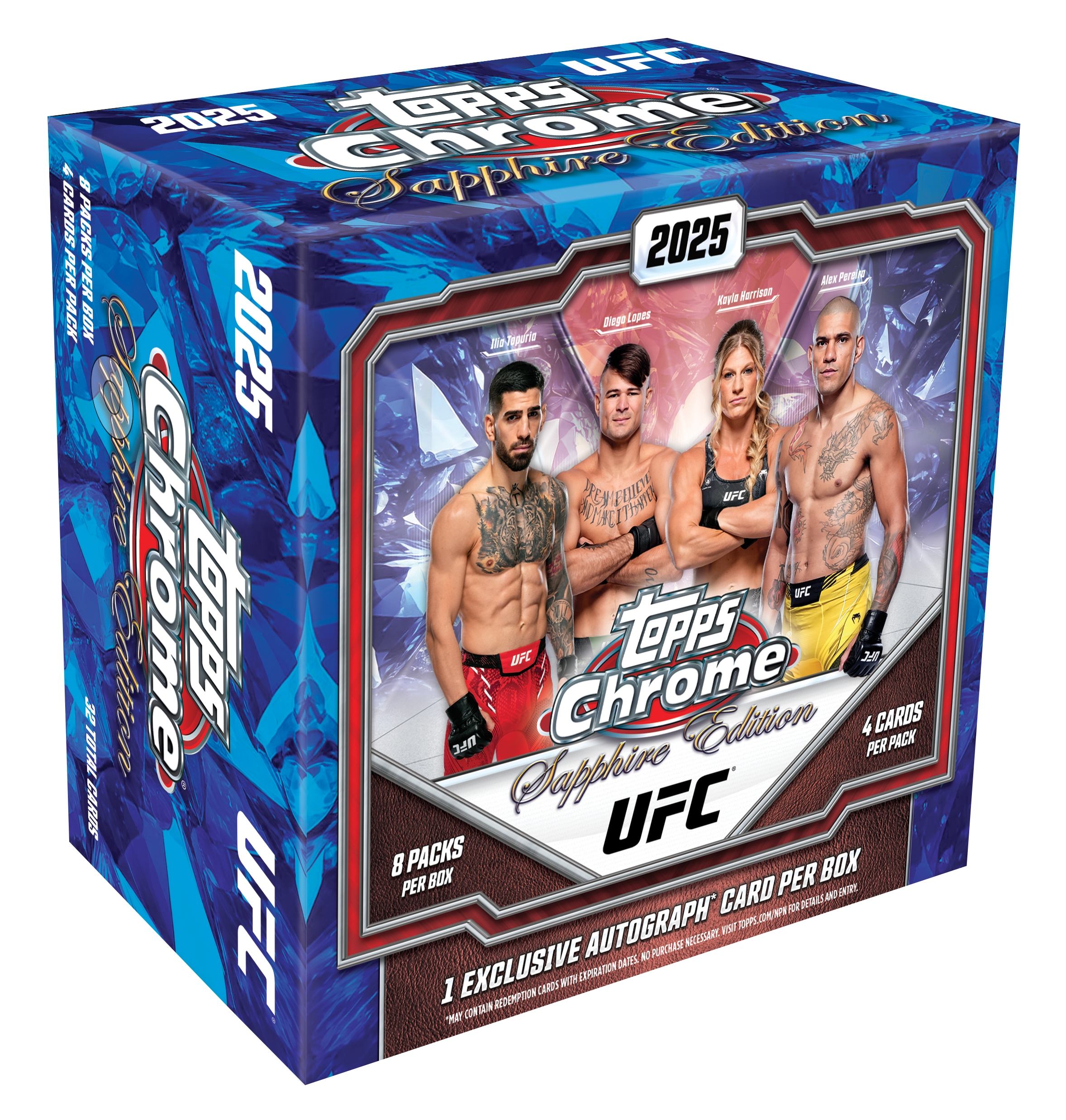 Topps Chrome UFC Sapphire Edition 2025 Hobby Box