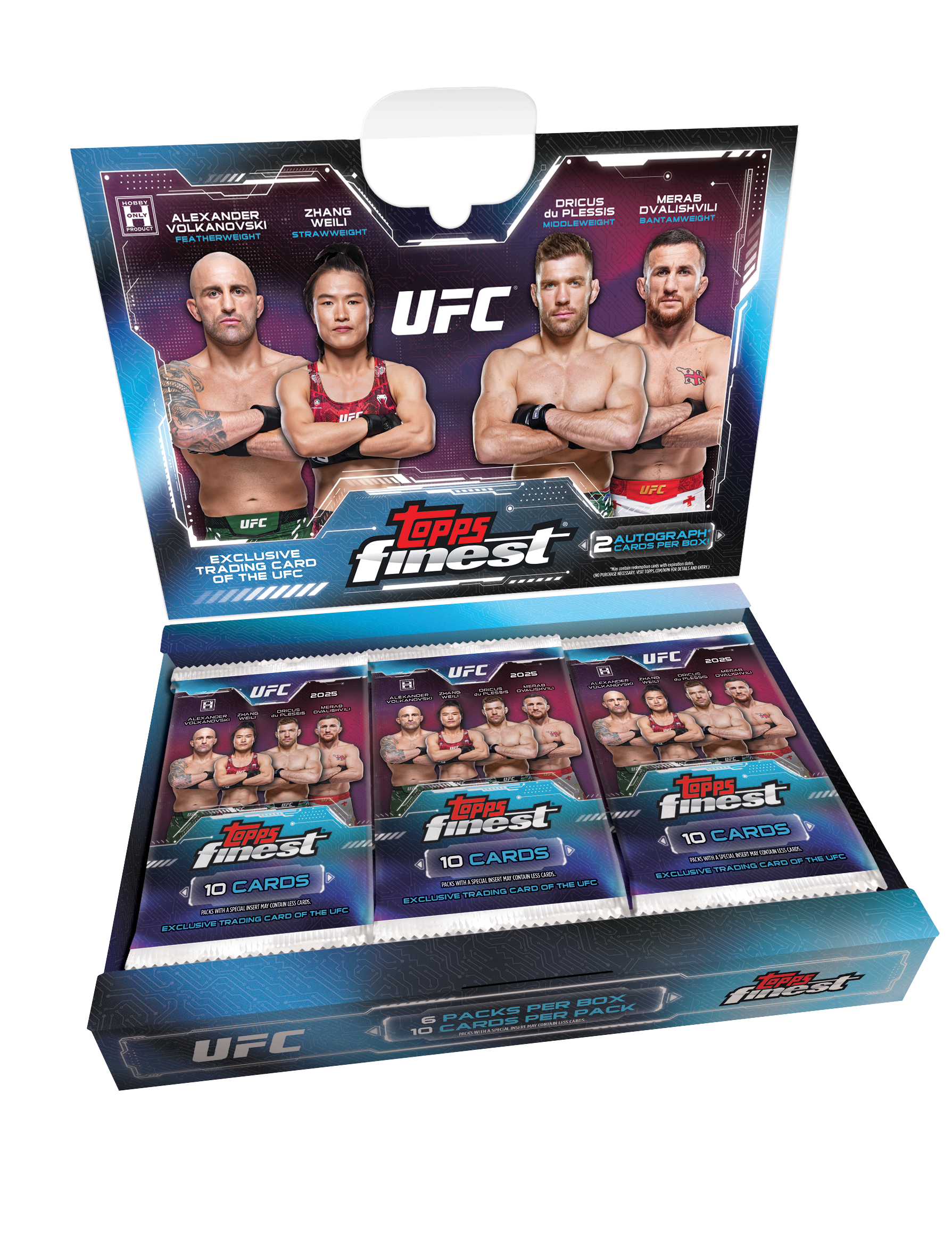 Topps Finest UFC 2025 Hobby Box