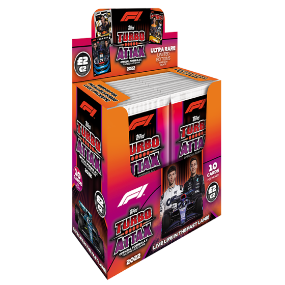 Topps Turbo Attax F1 2022 Display Box